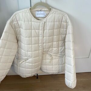 rebecca minkoff quilted down jacket